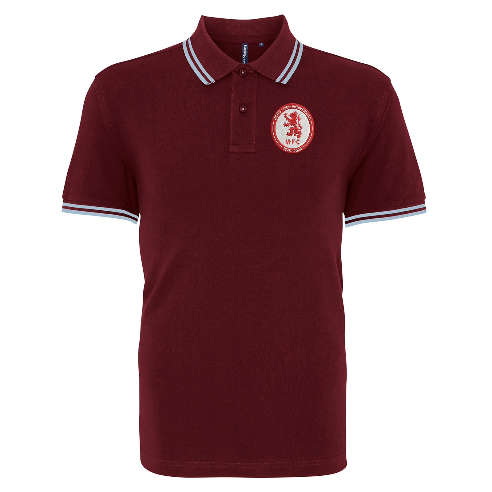 Middlesbrough 150th Anniversary Tipped Polo Shirt 