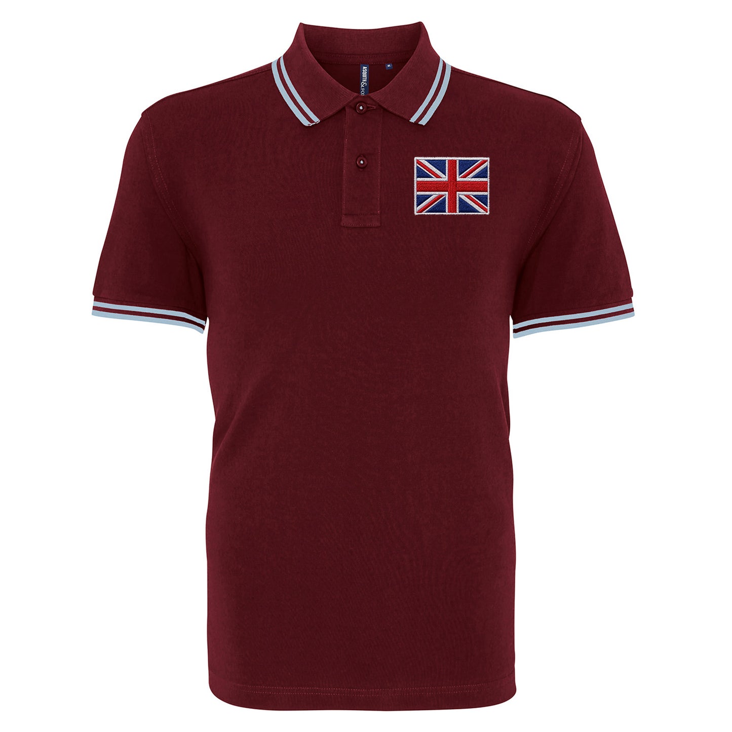 Union Jack Tipped Polo Shirt 