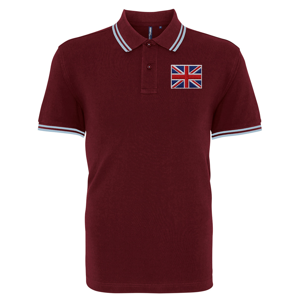 Union Jack Tipped Polo Shirt 