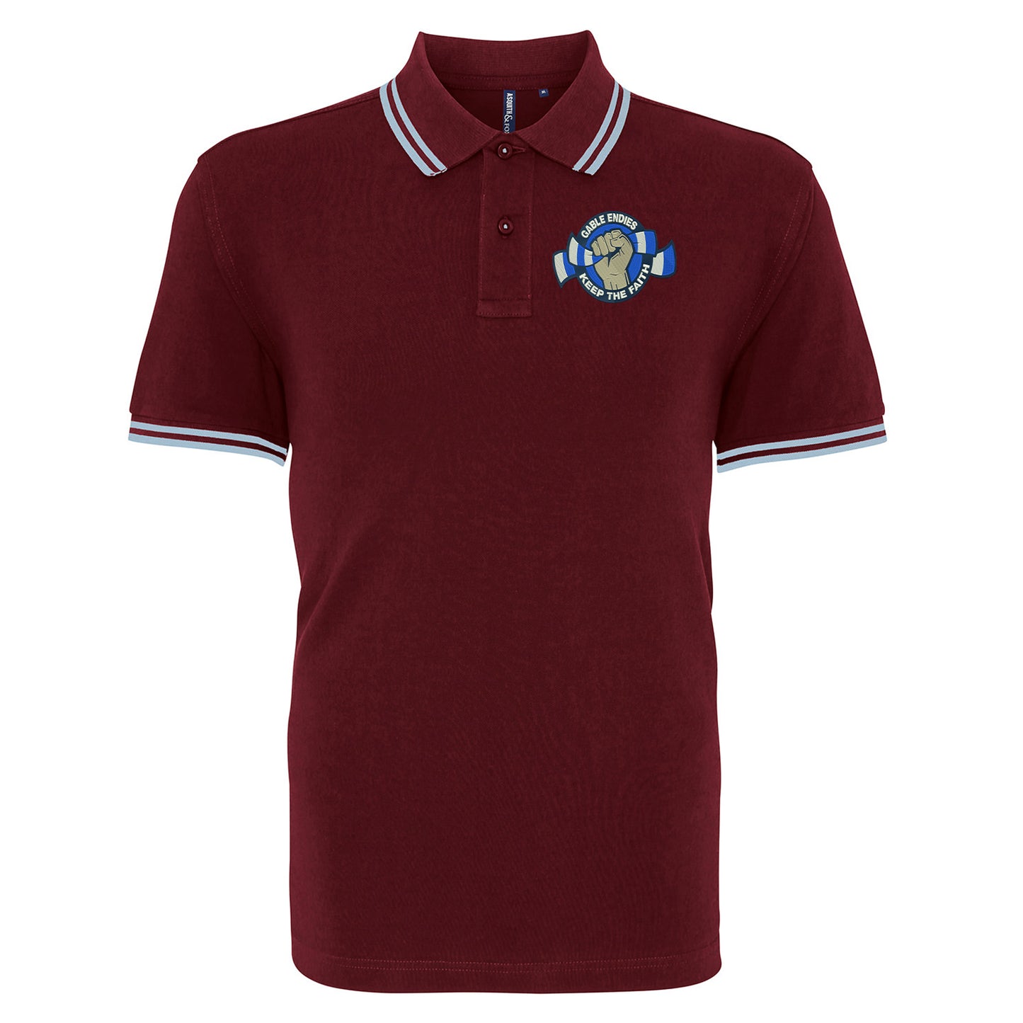 Montrose FC Football Tipped Polo Shirt 