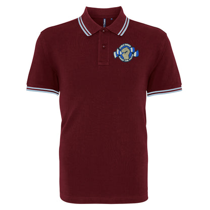 Montrose FC Football Tipped Polo Shirt 