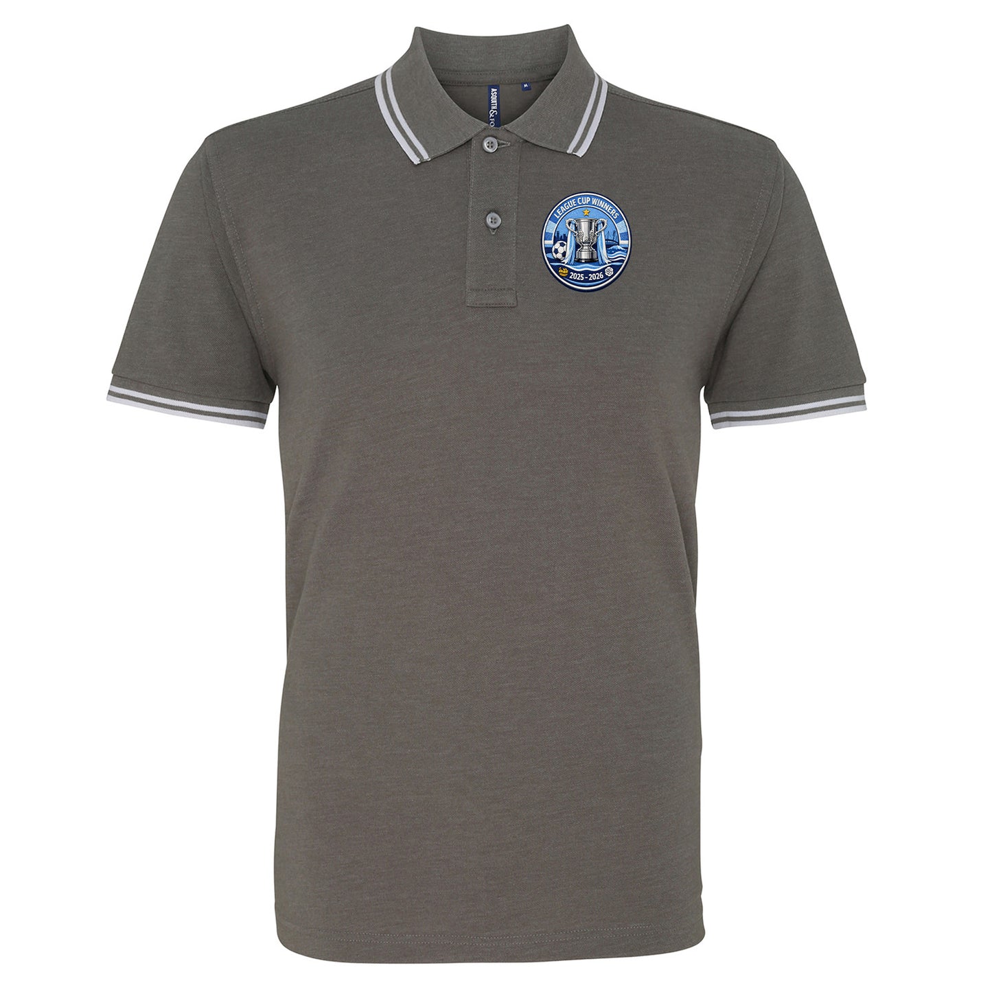 Man City League Cup Winners 2026 Tipped Polo Shirt 