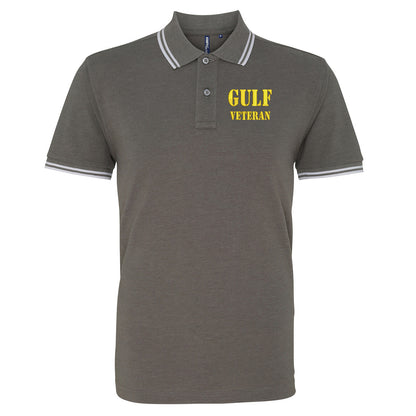 Gulf Veteran Tipped Polo Shirt