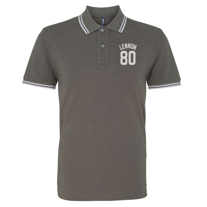 John Lennon Football Tipped Polo Shirt