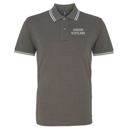 Choose Scotland Tipped Polo Shirt