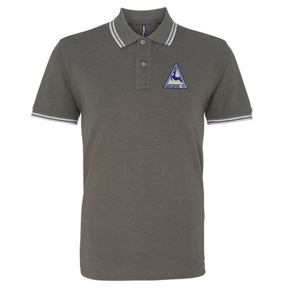 Retro Hartlepool Embroidered Tipped Polo Shirt