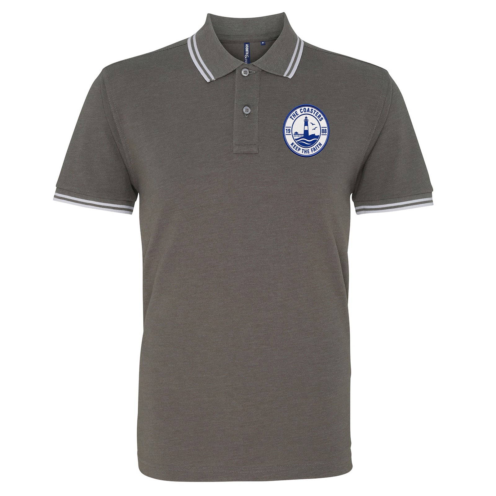 Flyde Football Tipped Polo Shirt