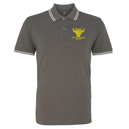 Retro Oxford Milk Cup Winners 1985-86 Embroidered Tipped Polo Shirt