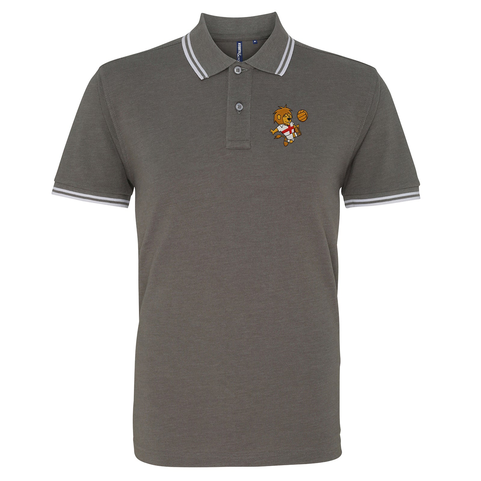 England World Cup Willie 1966 Tipped Polo Shirt