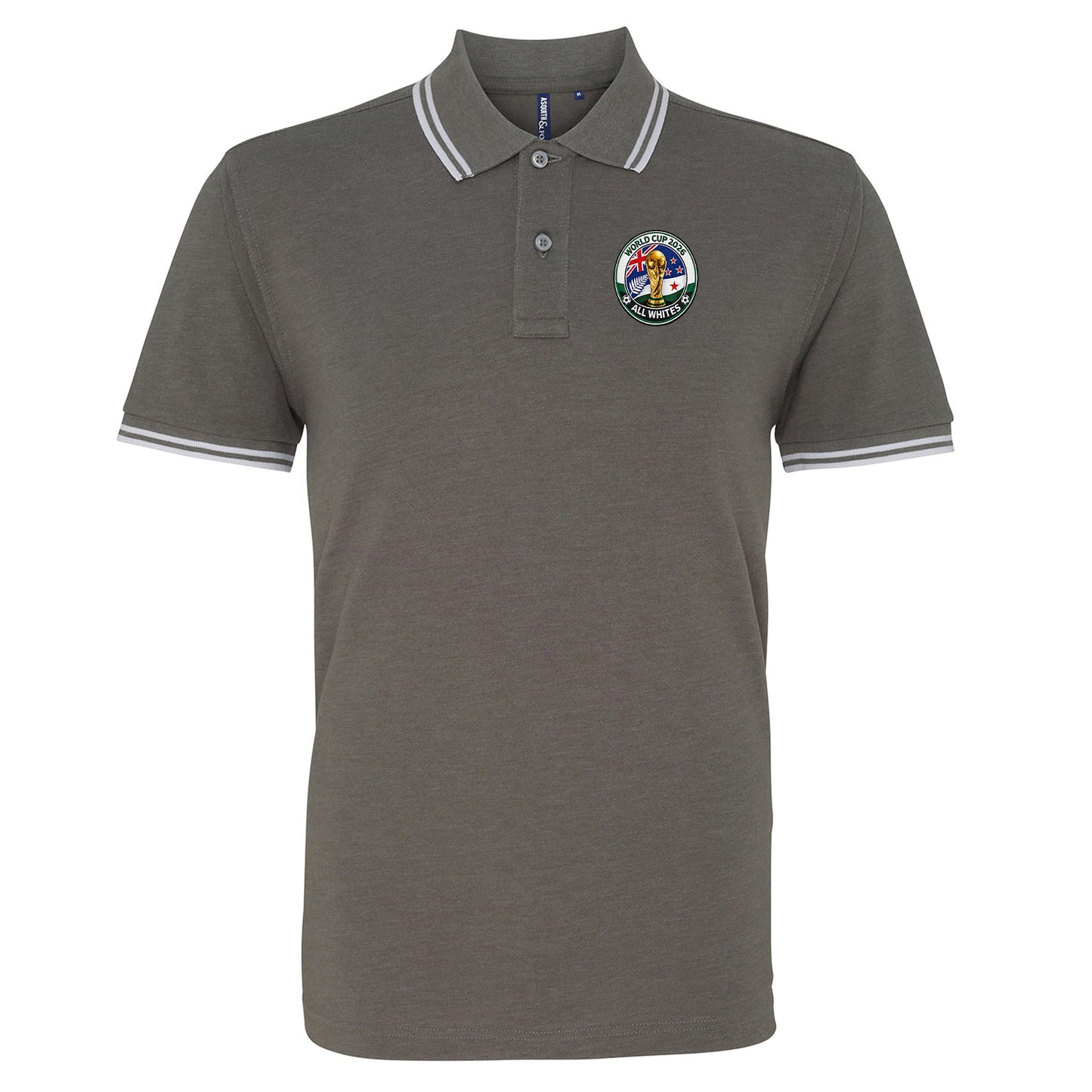 New Zealand World Cup 2026 Tipped Polo Shirt
