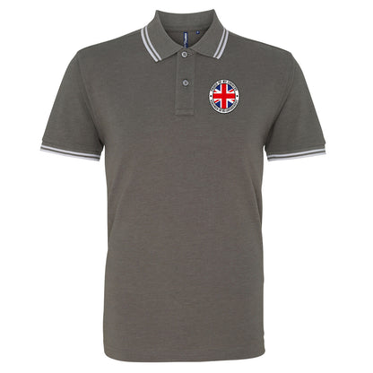 Proud of My Country Ashamed of My Government Tipped Polo Shirt
