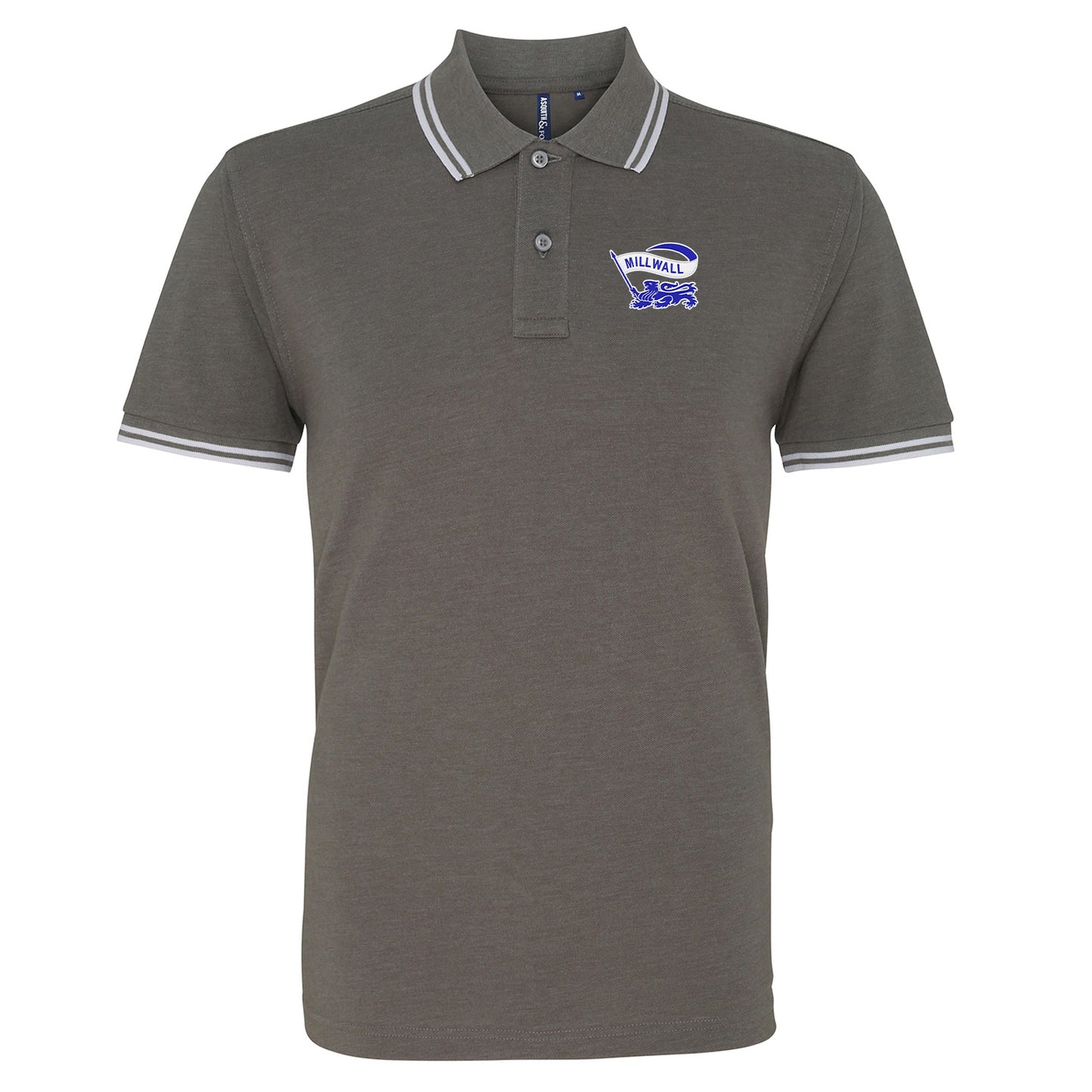 Classic Millwall Football Tipped Polo Shirt 
