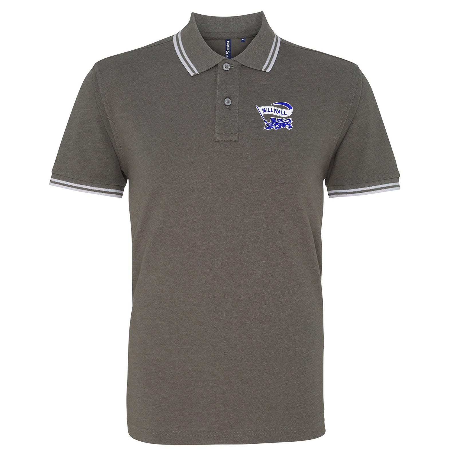 Classic Millwall Football Tipped Polo Shirt 