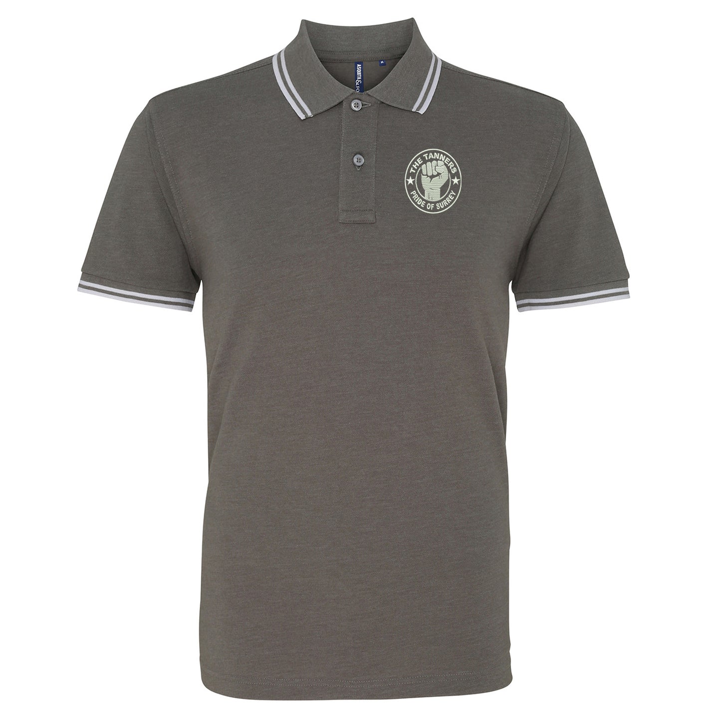 The Tanners Pride of Surrey Embroidered Tipped Polo Shirt
