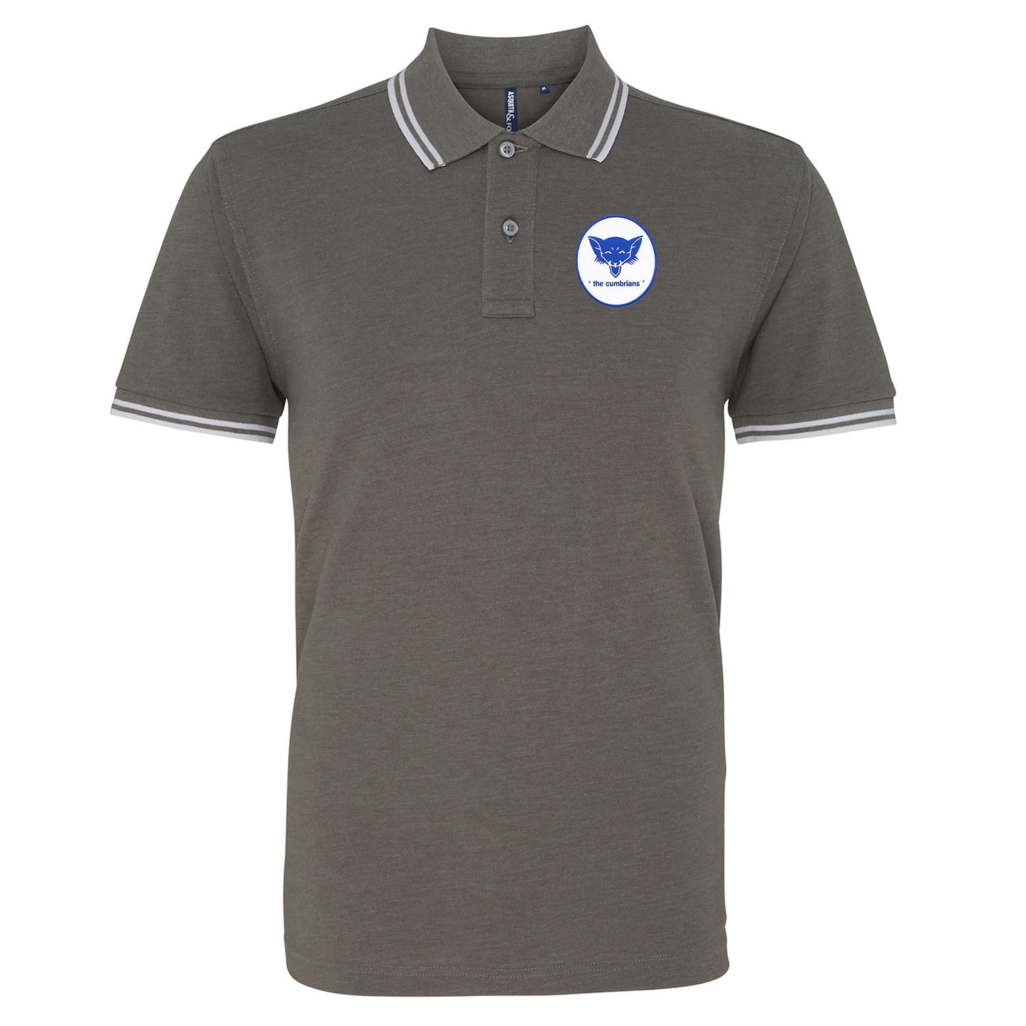 Old School Carlisle United Football Tipped Polo Shirt