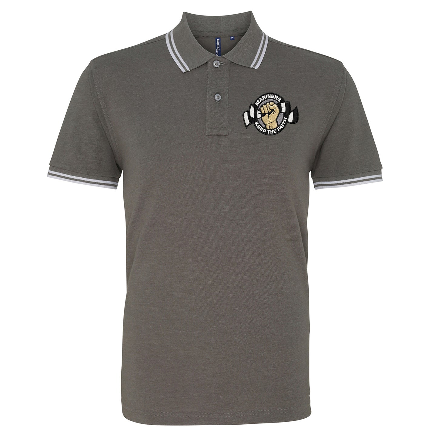 Grimsby Town Football Tipped Polo Shirt 