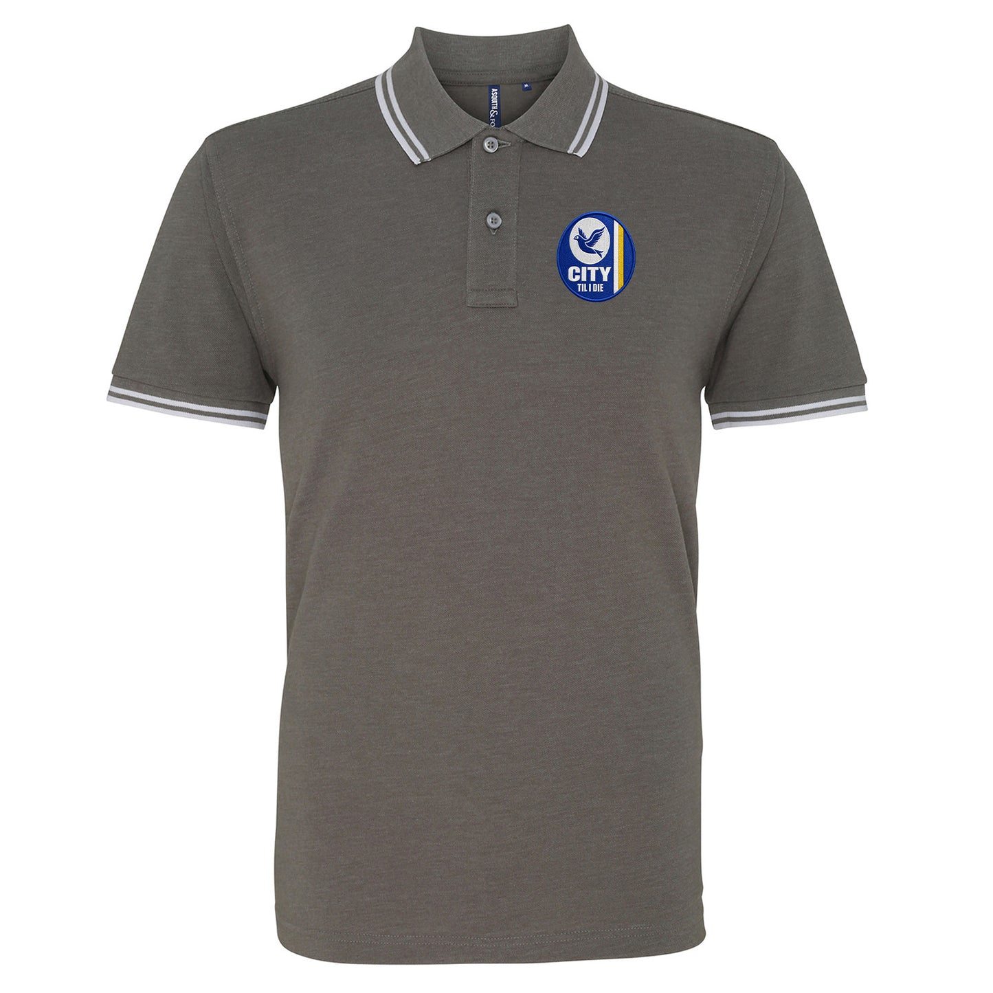 Cardiff City Til I Die Tipped Polo Shirt