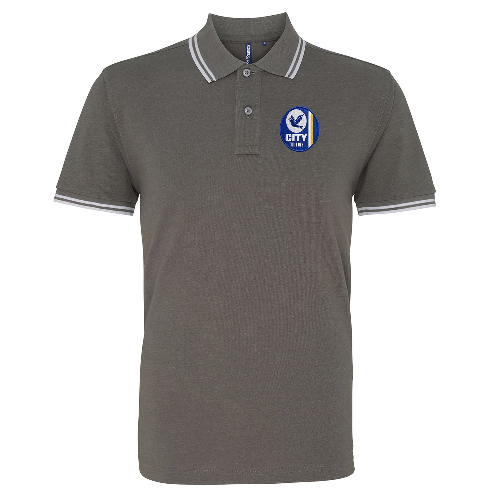 Cardiff City Til I Die Tipped Polo Shirt