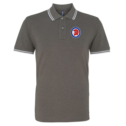Trojan Helmet Roundel Tipped Polo Shirt