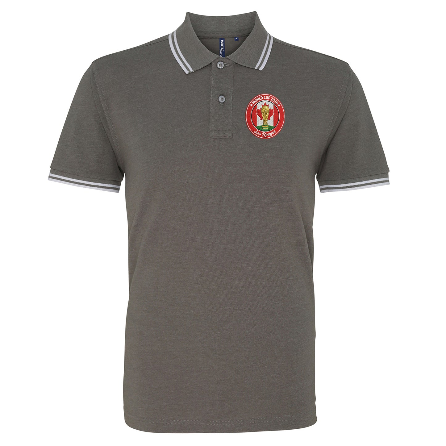 Canada World Cup 2026 Football Tipped Polo Shirt