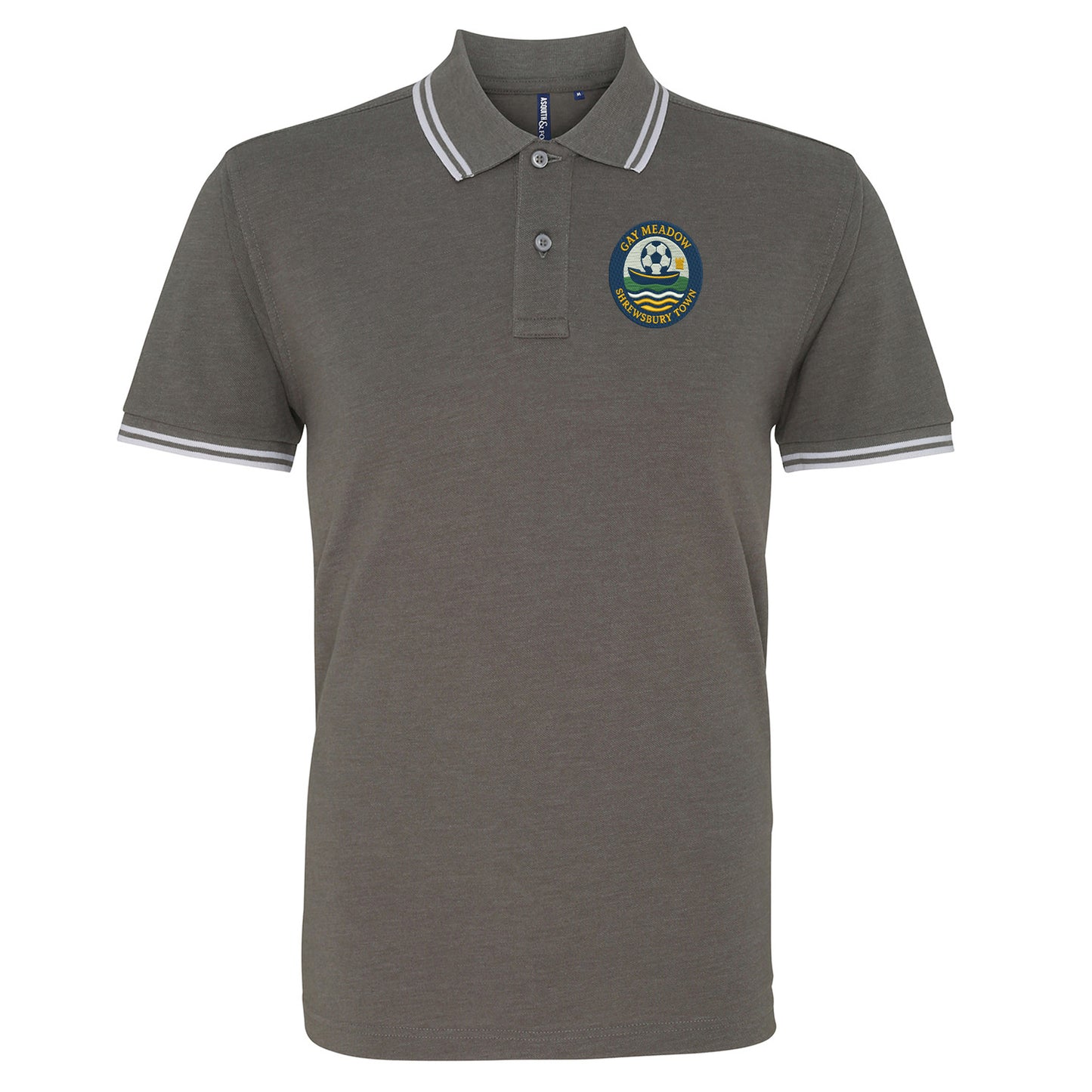 Gay Meadow Shrewsbury Town Tipped Polo Shirt