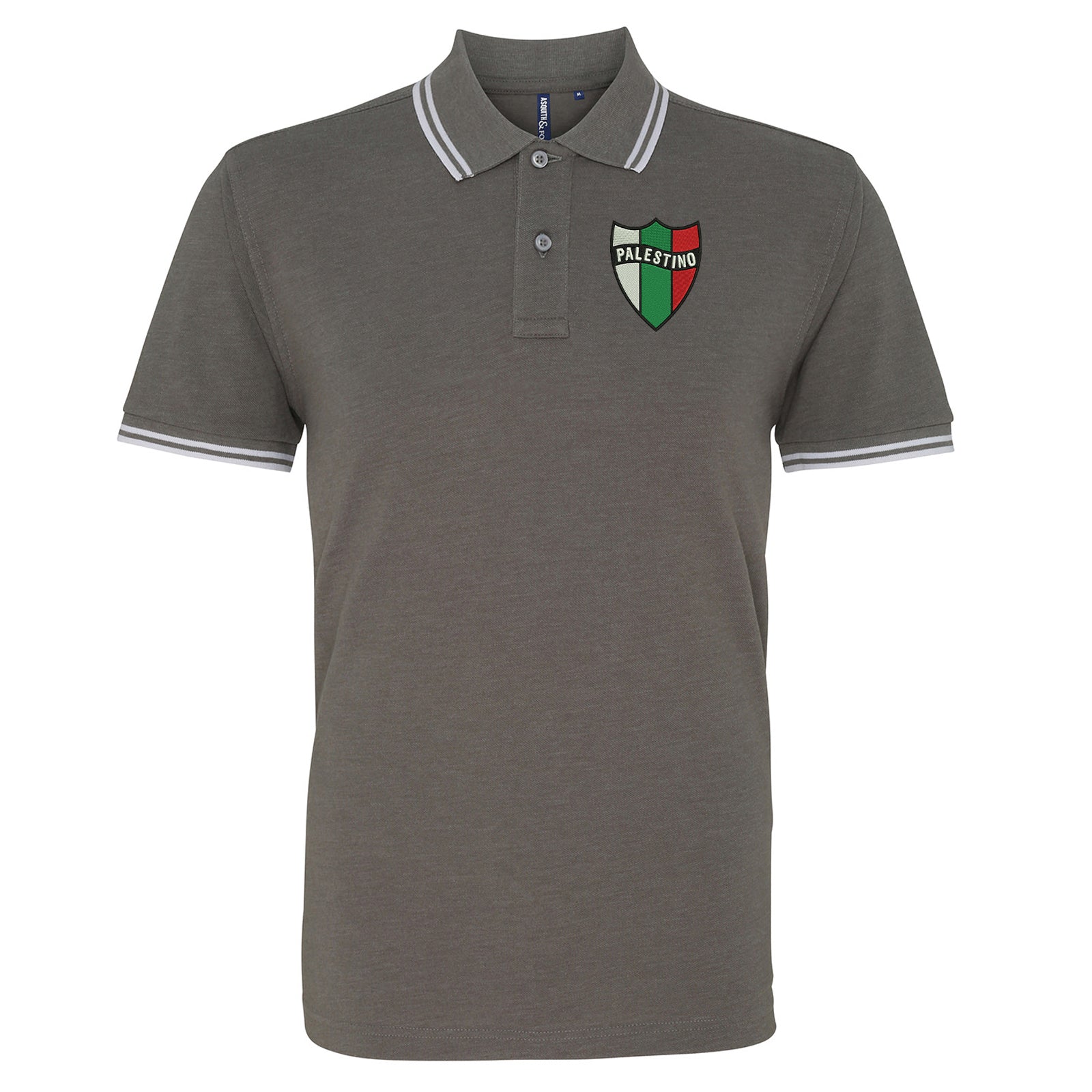 Palestino Football Tipped Polo Shirt