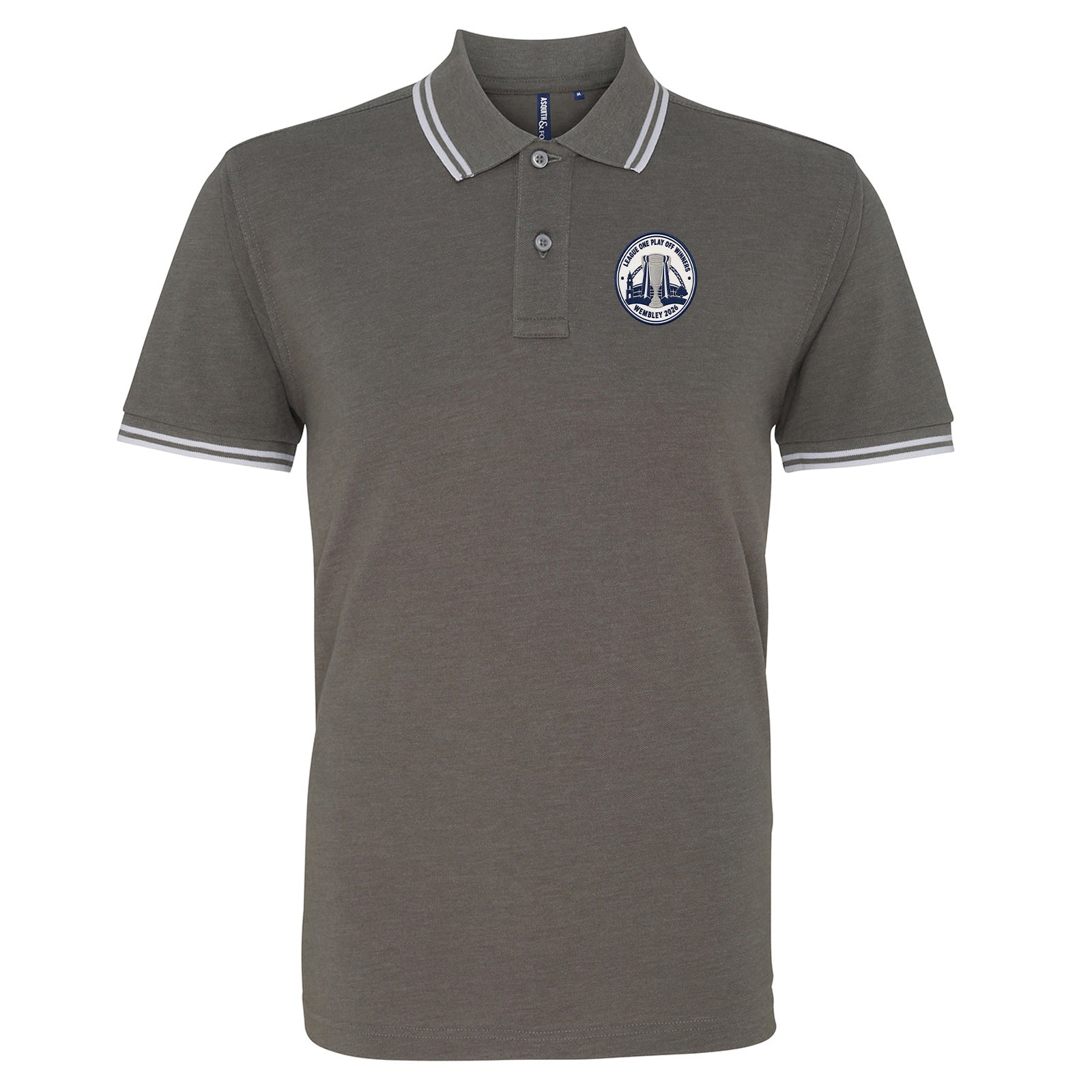 Bolton League One Play off Final Winners 2026 Tipped Polo Shirt