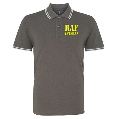 Royal Air Force Veteran Tipped Polo Shirt