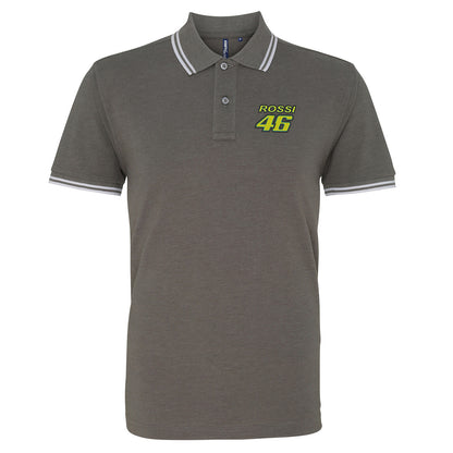 Rossi 46 Embroidered Tipped Polo Shirt