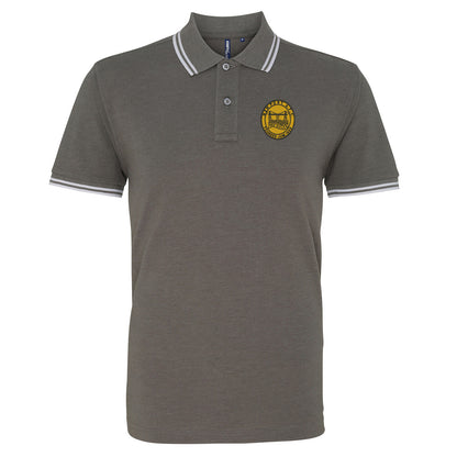 Retro Newport 1989 Embroidered Tipped Polo Shirt