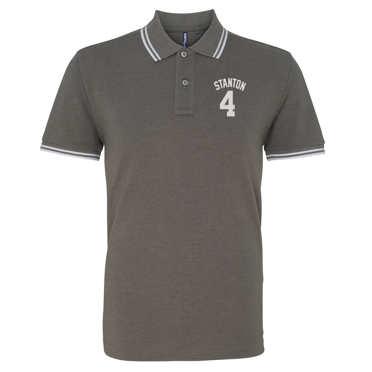 Pat Stanton Hibernian Football Tipped Polo Shirt