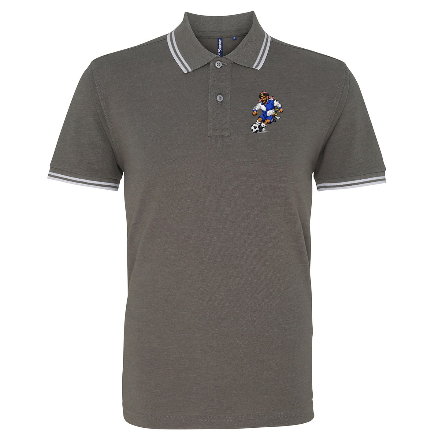 Bristol Rovers Football Tipped Polo Shirt