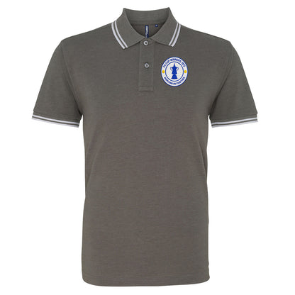 Old School Leeds United Tipped Polo Shirt 