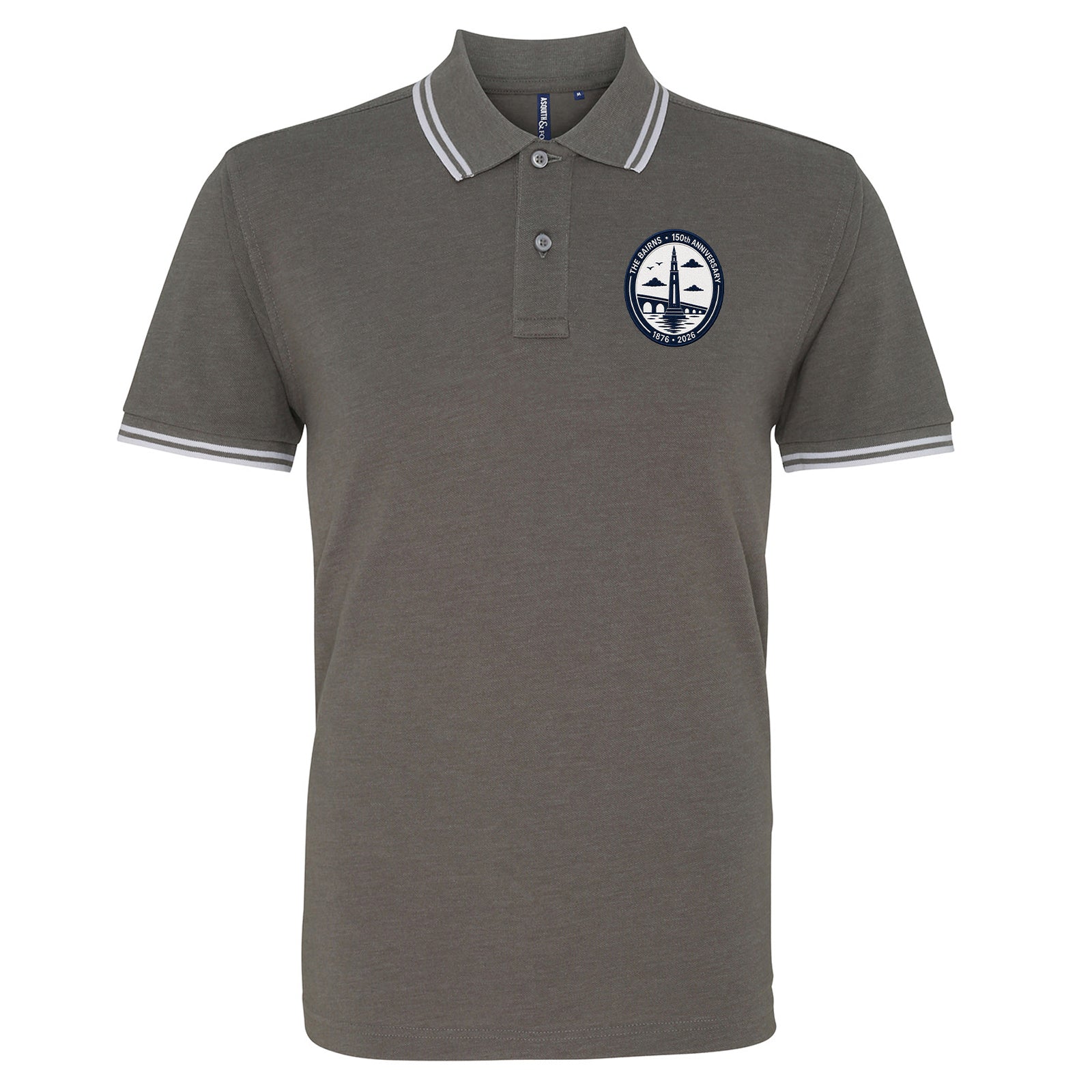 Falkirk 150th Anniversary Tipped Polo Shirt