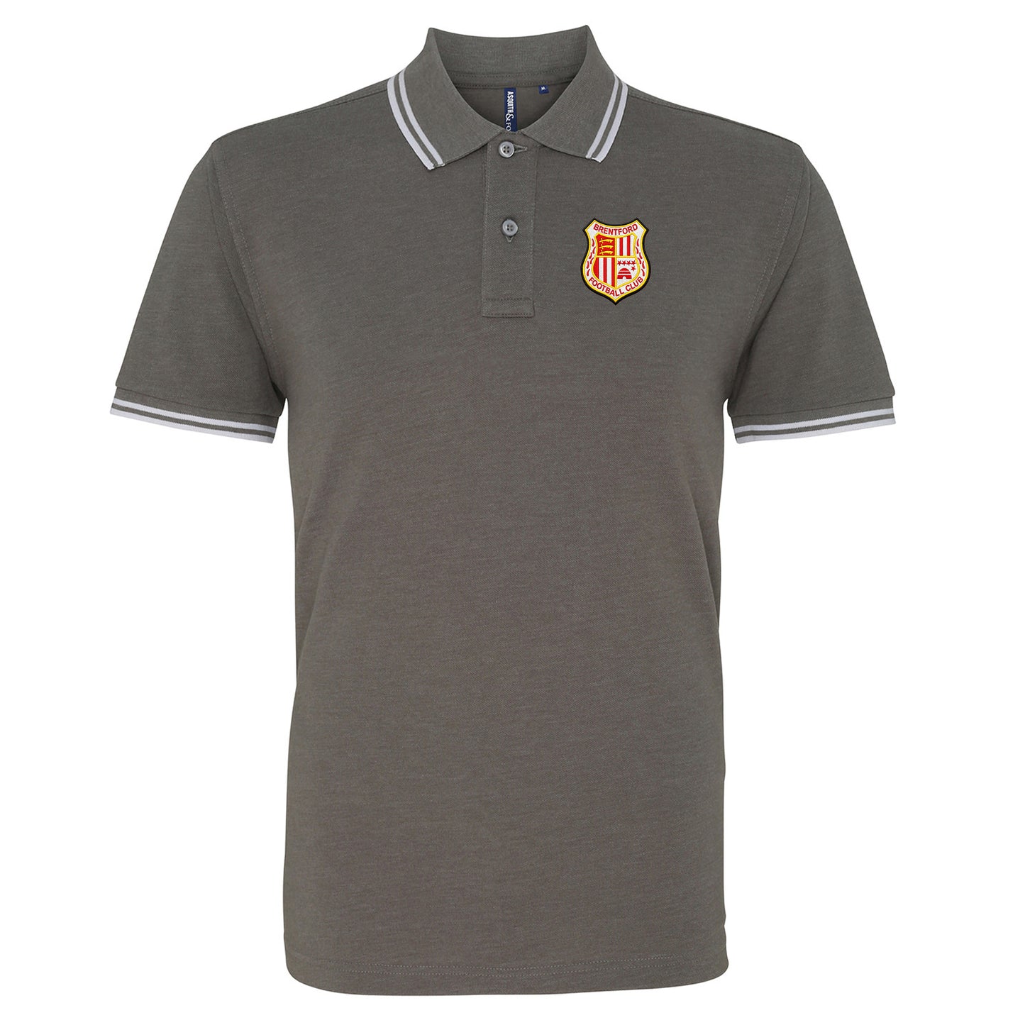 Classic Brentford Football Tipped Polo Shirt