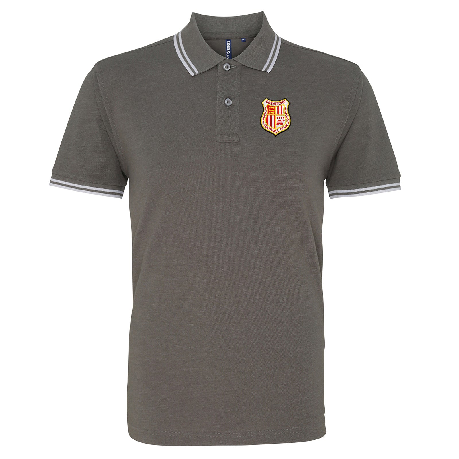 Classic Brentford Football Tipped Polo Shirt