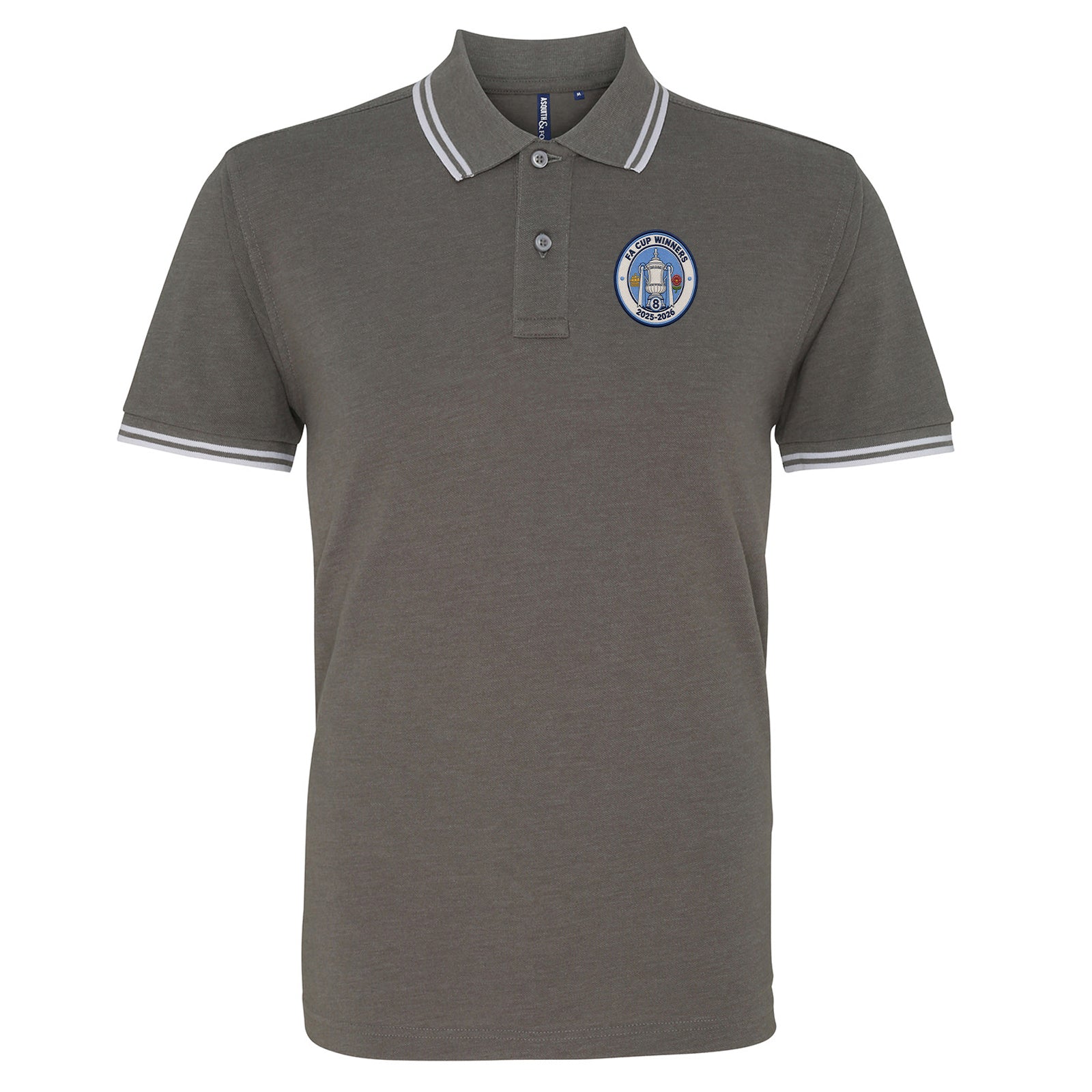 Man City FA Cup Winners 2026 Tipped Polo Shirt