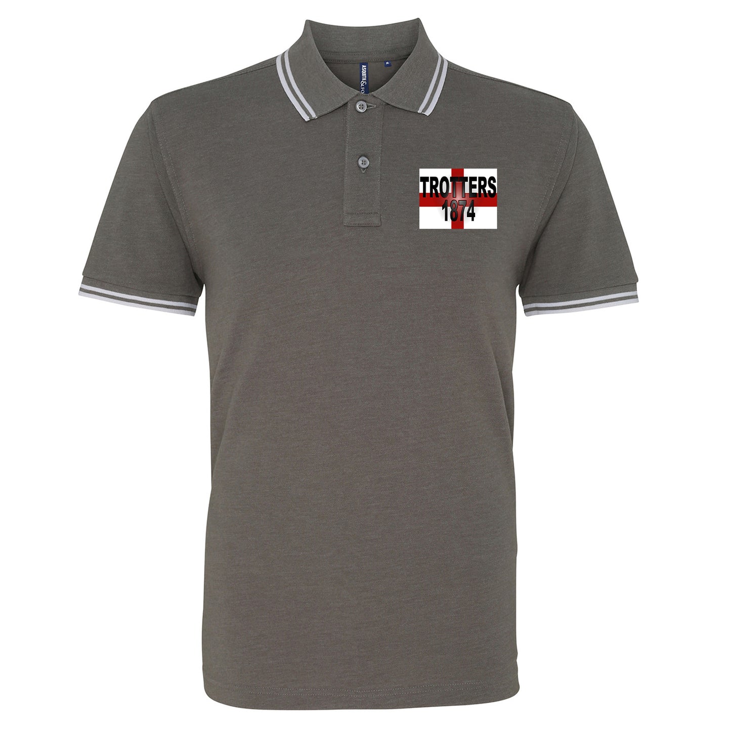 Trotters 1874 England Flag Polo Shirt