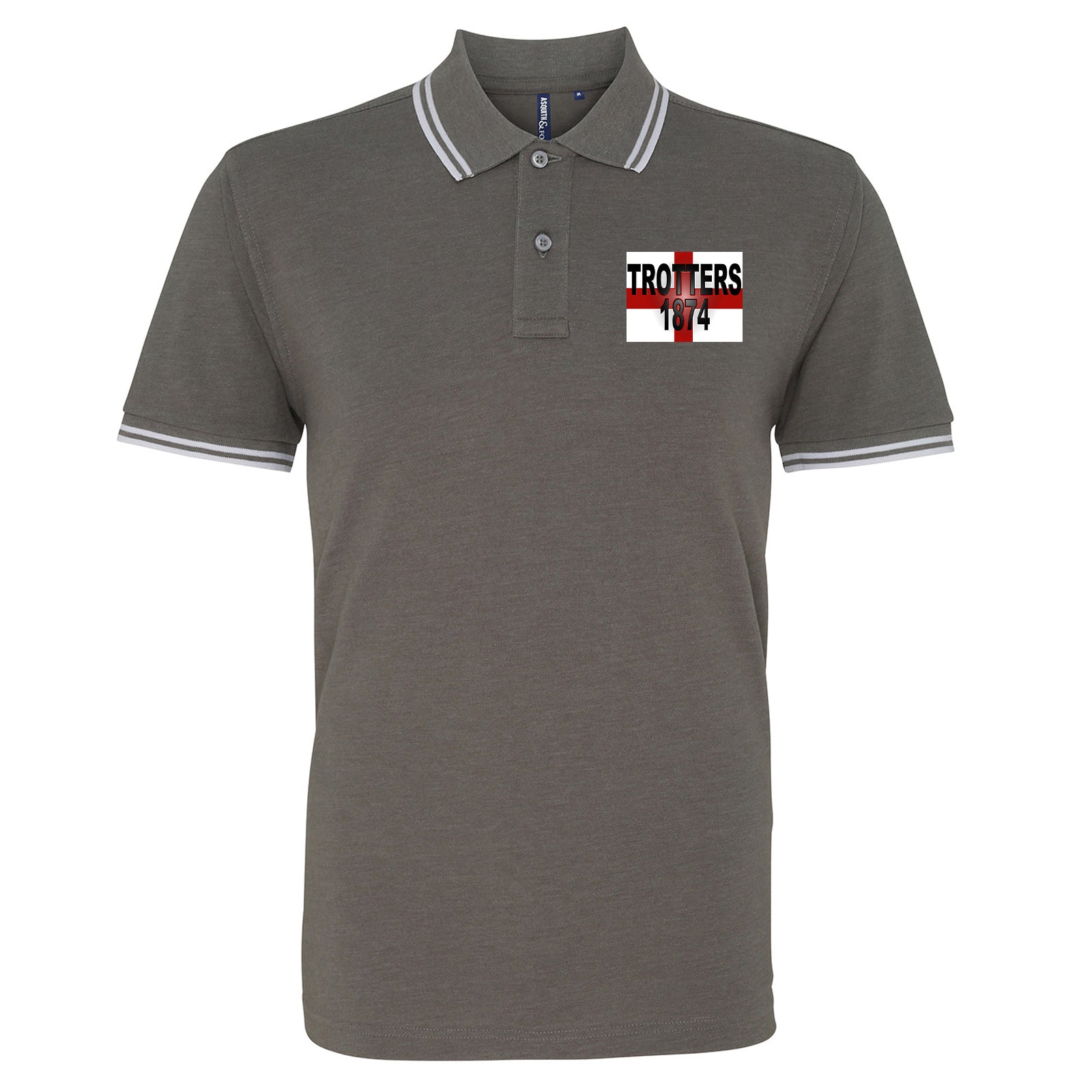 Trotters 1874 England Flag Polo Shirt