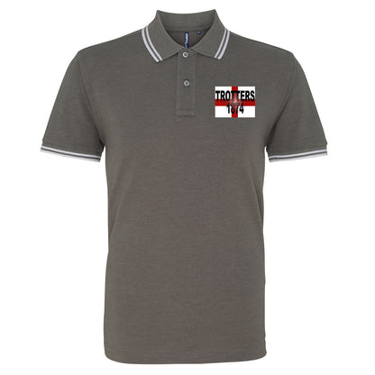 Trotters 1874 England Flag Polo Shirt