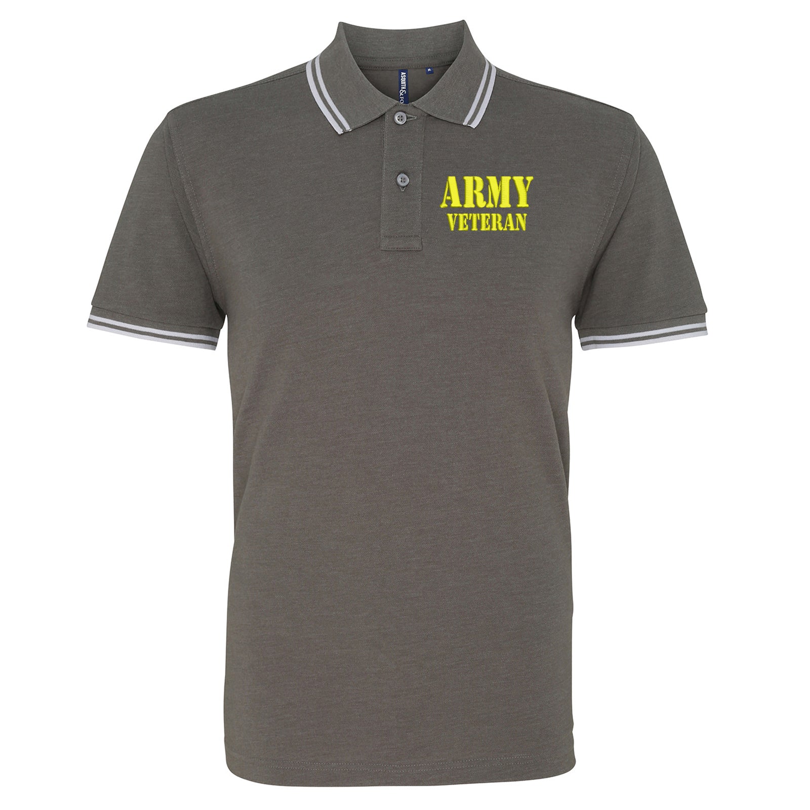 Army Veteran Tipped Polo Shirt