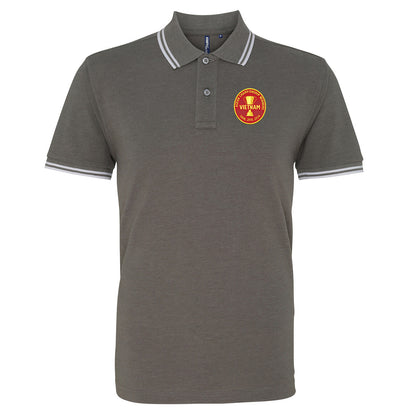 Vietnam Football Tipped Polo Shirt