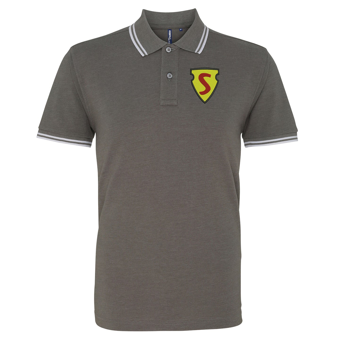 Superman Tipped Polo Shirt