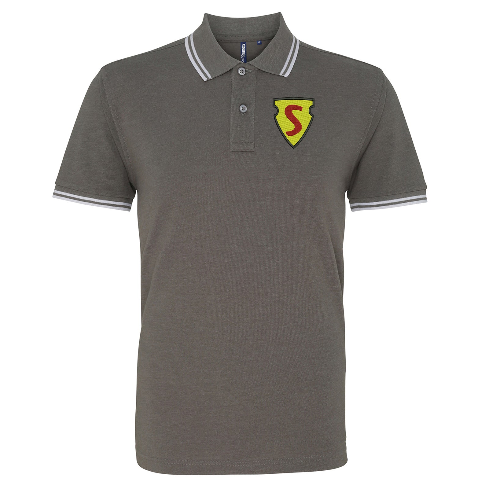 Superman Tipped Polo Shirt