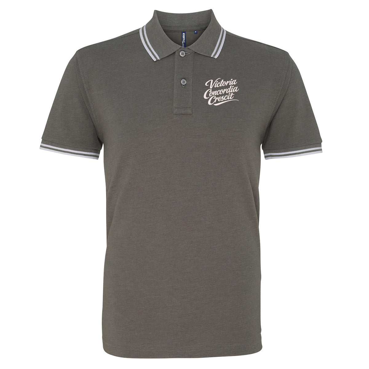 Arsenal Victoria Concordia Crescit Tipped Polo Shirt