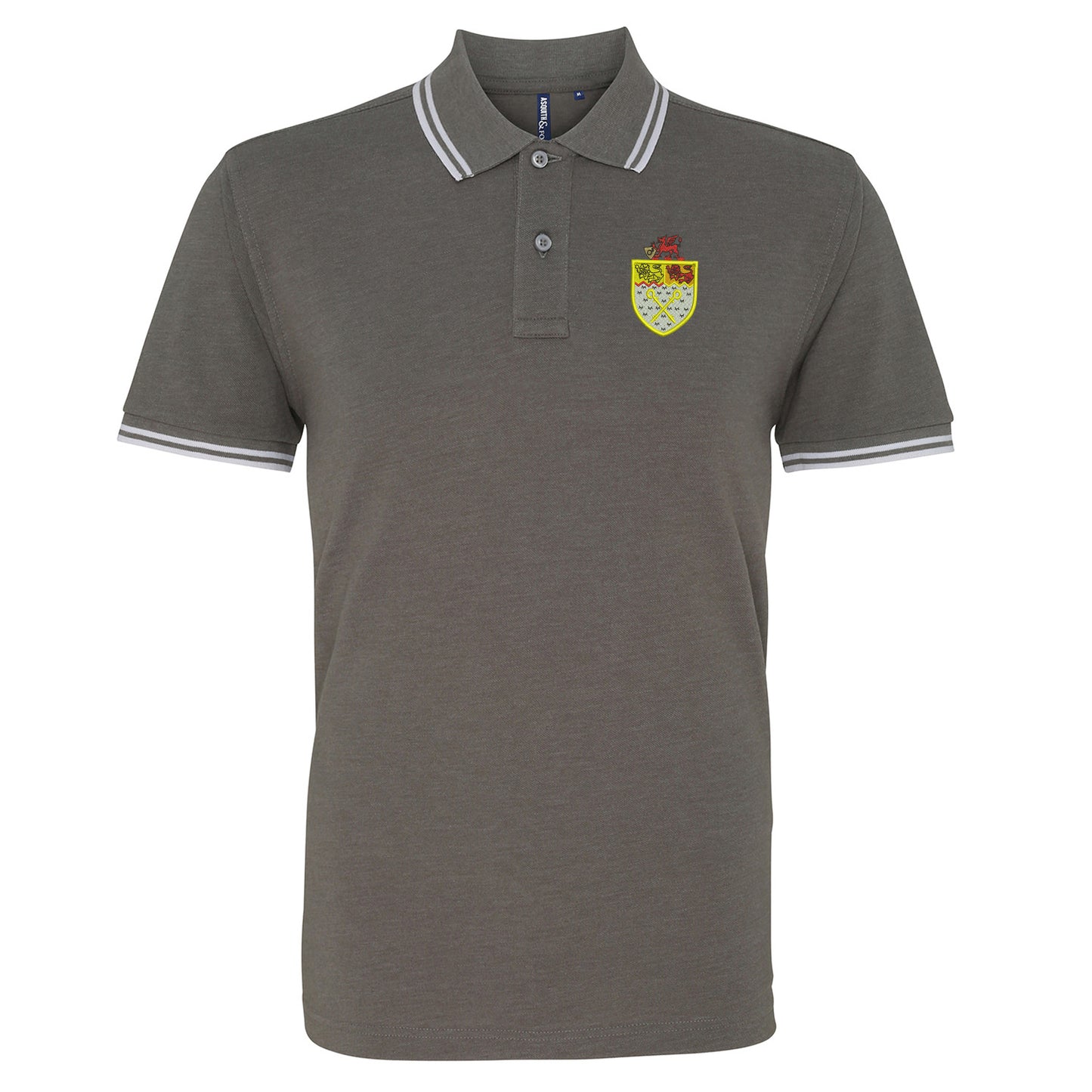 Retro Wrexham 1967 Embroidered Tipped Polo Shirt