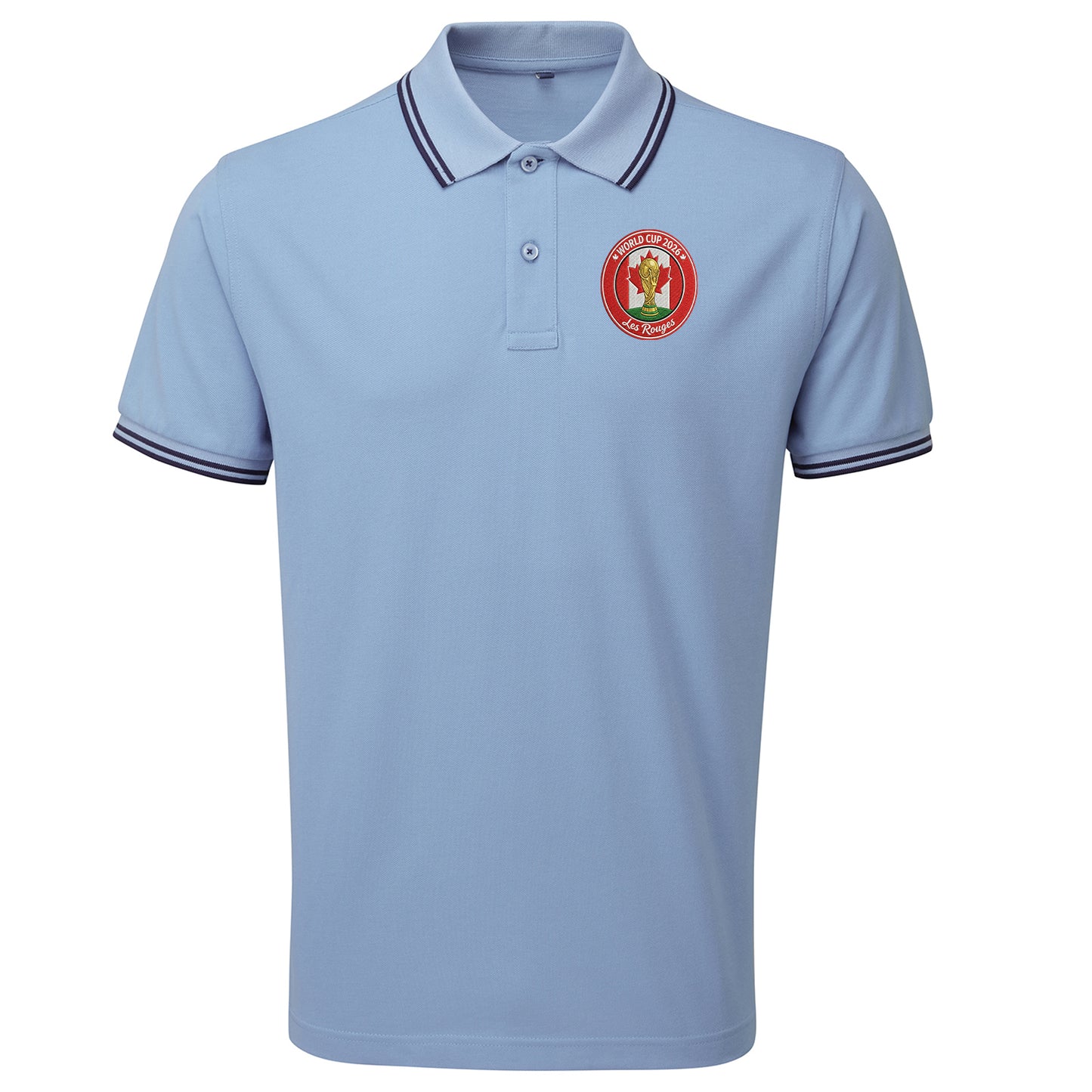 Canada World Cup 2026 Football Tipped Polo Shirt