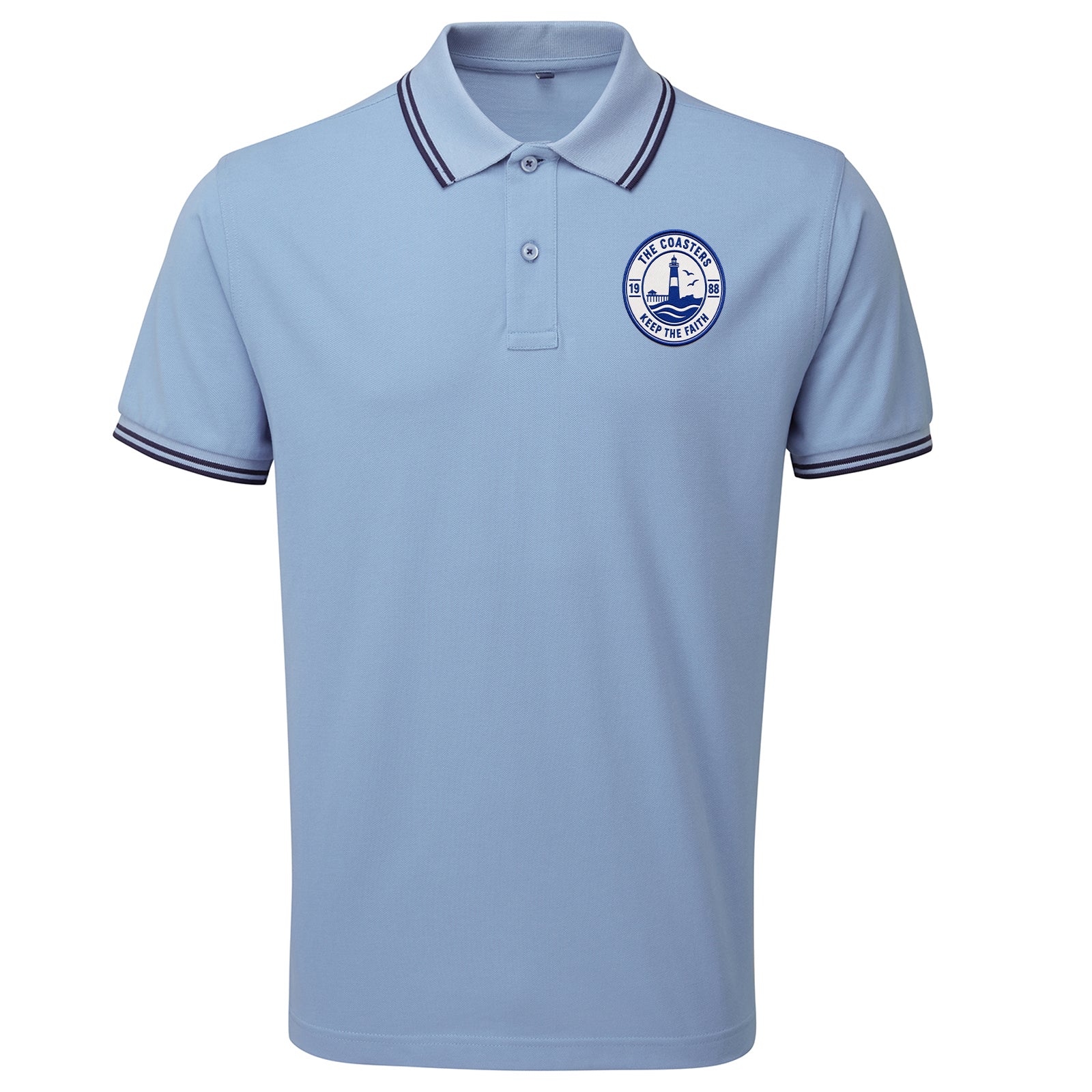 Flyde Football Tipped Polo Shirt