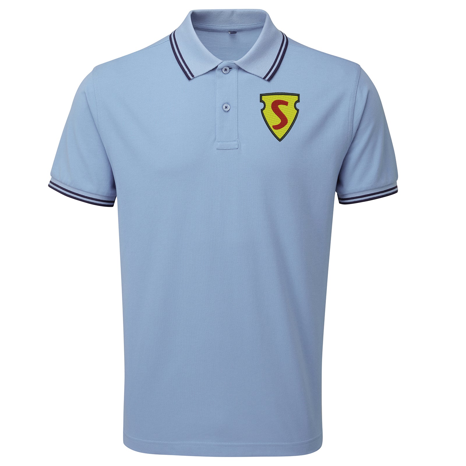 Superman Tipped Polo Shirt