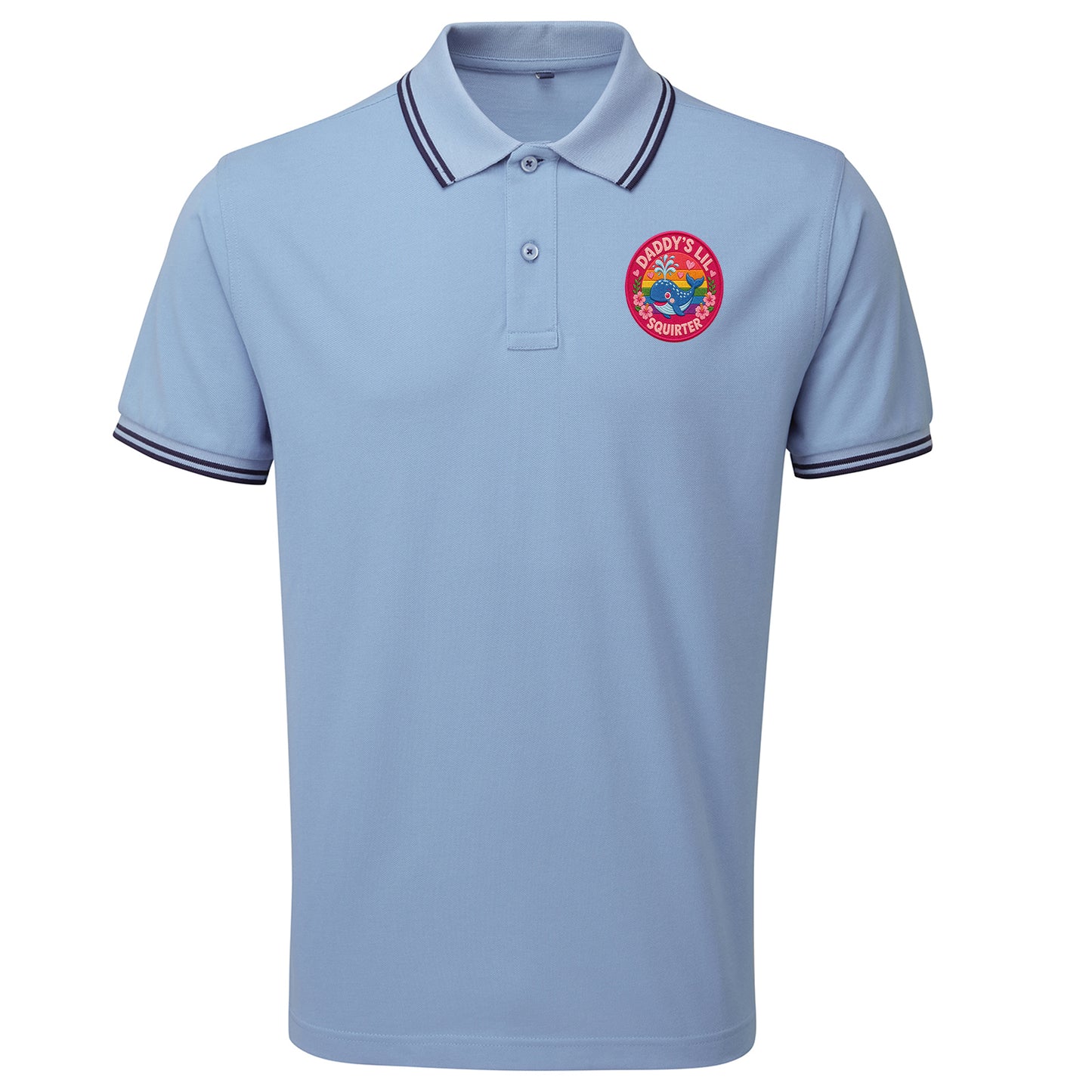 Daddy’s Lil Squirter Tipped Polo Shirt